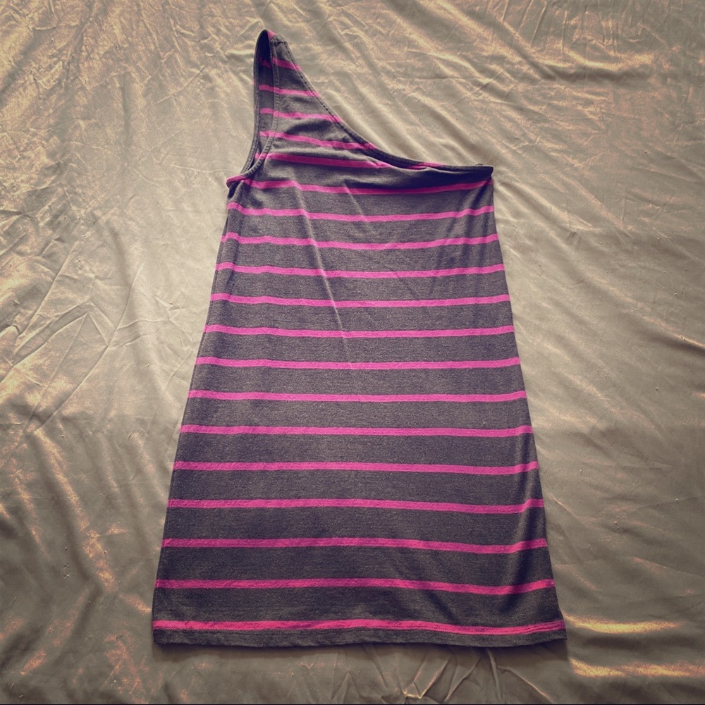 One sleeve tank dress/tunic